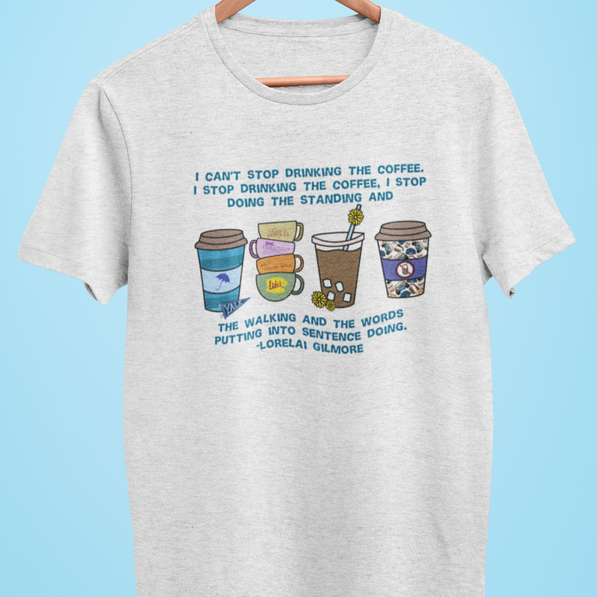Sweat à Capuche Gilmore Girls Coffee - Collection Officielle, Coupe Classique, 100% Coton