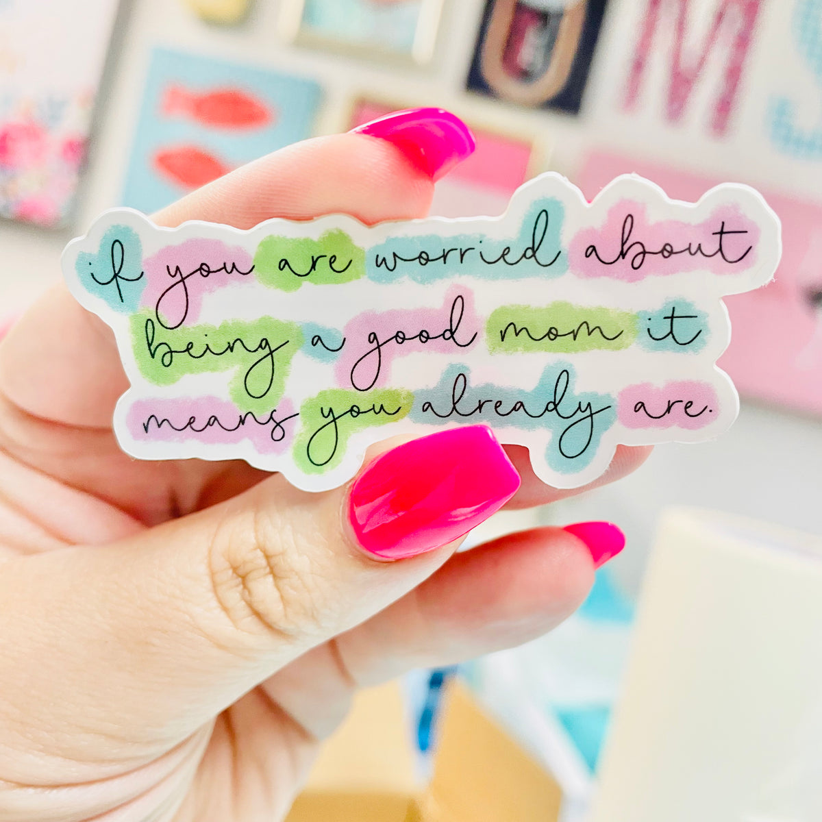 Good Mom Sticker – Rebma